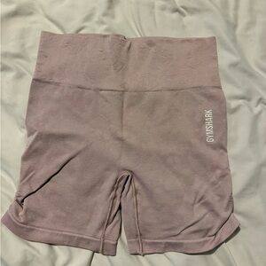 Gymshark pale pink camo adapt biker shorts